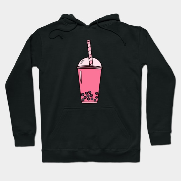 Bubble Tea Hoodie by Kelly Louise Art